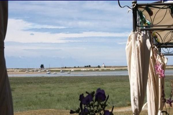 La Baie Hotel Regneville-sur-Mer Bagian luar foto